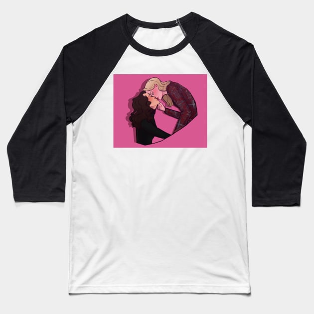 Killing Eve Artwork Baseball T-Shirt by KittyxKato